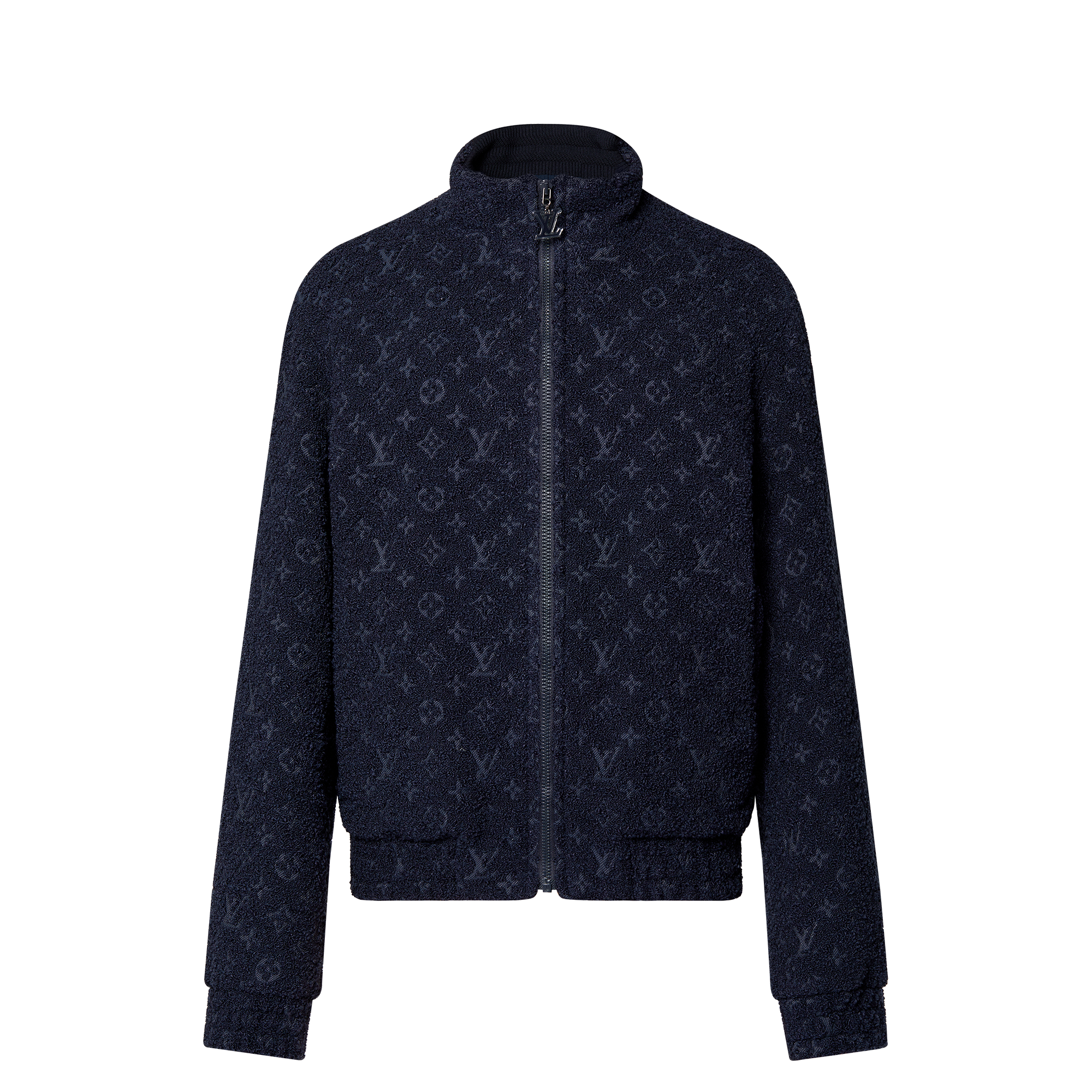Casaco com Zíper Monogram em Lã Bouclé - Para Ele | LOUIS VUITTON ®
